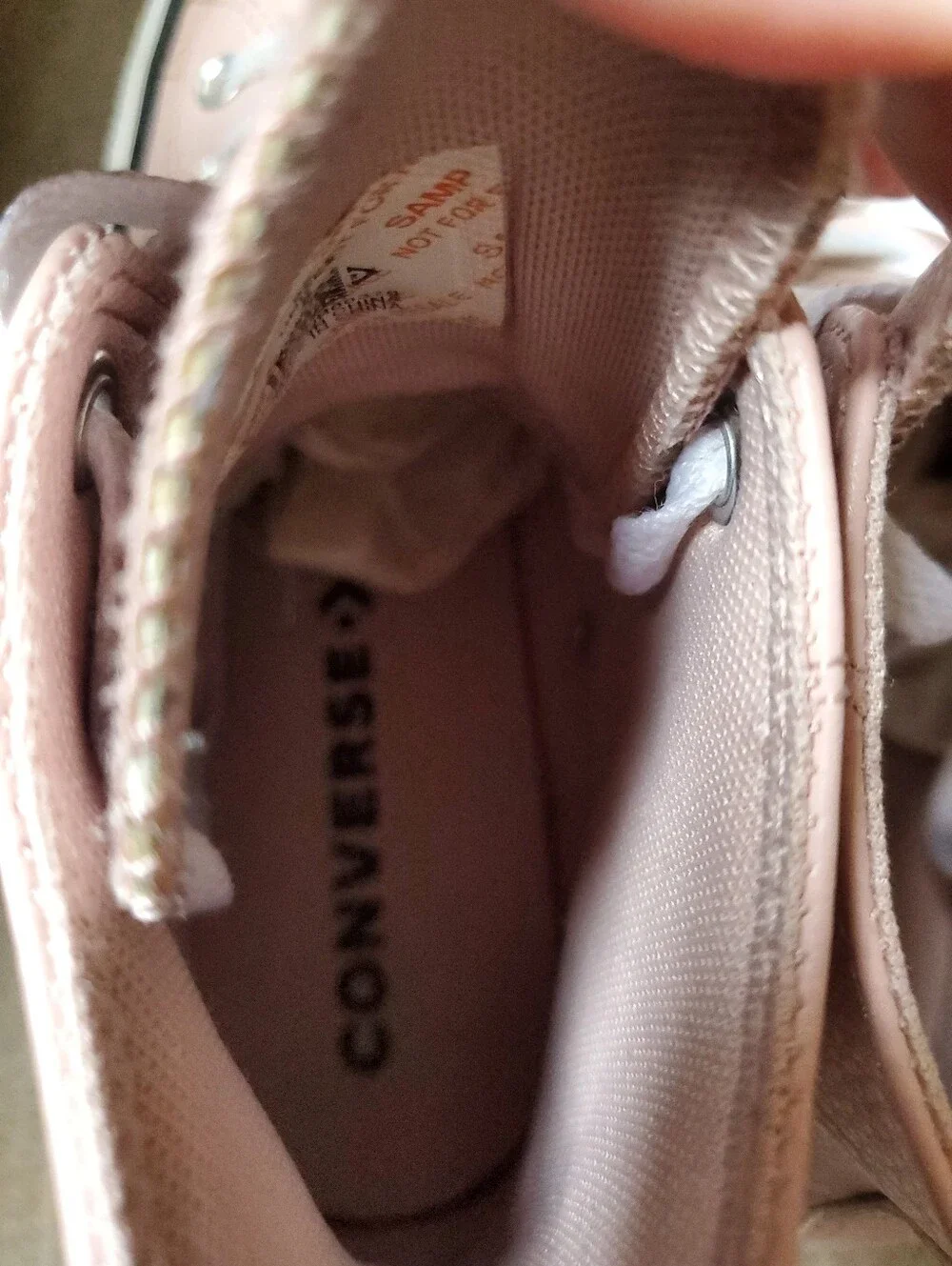 Converse Chuck AllStar HighTops Donut Frosting Pink Leather Rare Sample Release